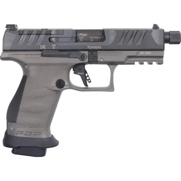 Walther WAL PDP PRO 9MM 4.6" 18RD GRAY OR TB