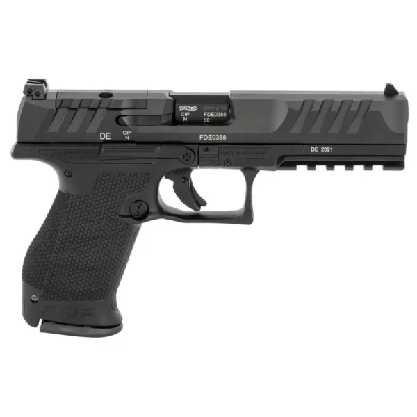 Walther Arms Walther PDP Compact Handgun 9mm Luger 10/rd Magazines (2) 5" Barrel Black Optic Ready