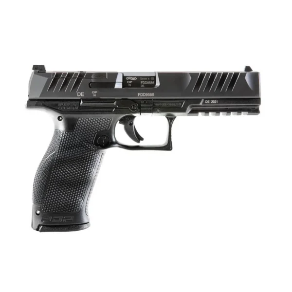 Walther Arms Walther PDP Full Size Handgun 9mm Luger 10rd Magazines (2) 5" Barrel Black Optic Ready