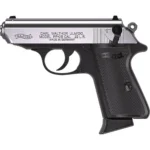 Walther Arms Walther PPK/s Handgun .22 LR 10rd Magazine 3.3" Threaded Barrel Two-Tone Black Stainless