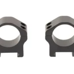 WARNE MAXIMA 1" HRZ QD LOW RINGS BLK