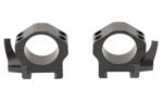 WARNE MAXIMA 1" HRZ QD LOW RINGS BLK