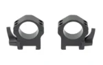 WARNE MAXIMA 1" HRZ QD MED RINGS BLK