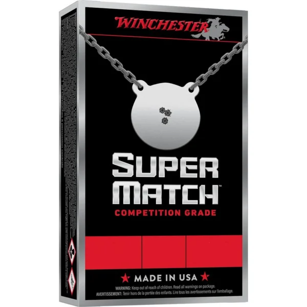 Winchester Ammunition Winchester Super Match Handgun Ammunition 38 Super(+P) 130gr FMJ 50/ct