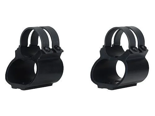 Weaver See-Thru Steel Lock Ringmount (Baseless System) - 1" Marlin 336 Black