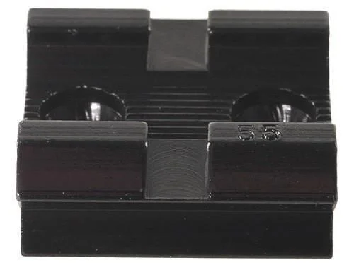 Weaver Standard Top Mount Aluminum Scope Base - Gloss Black - #55 - REAR High Standard