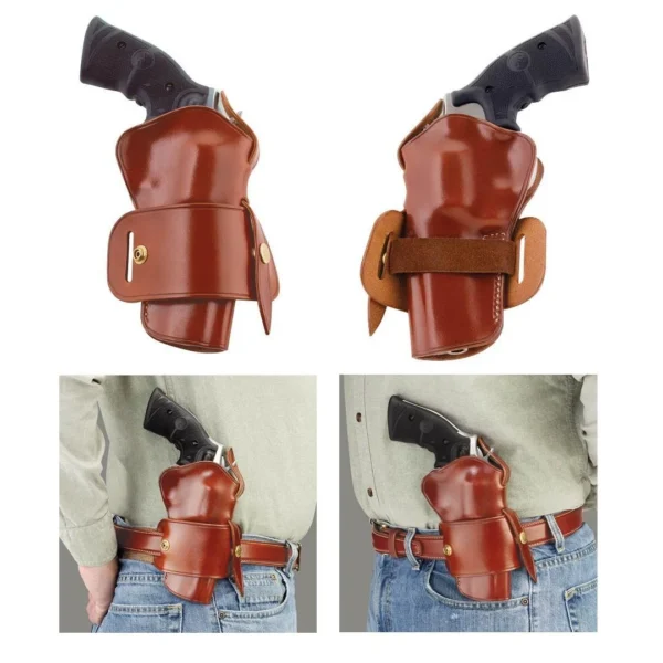 Galco International Ltd. Galco Wheelgunner Belt Holster S&W N Frame 29/629 4" Tan Ambidextrous