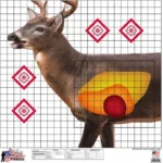 Pro-Shot Products Pro-Shot Whitetail Deer Sight In Target 25" X 25" 5/ct