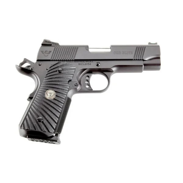 Wilson Combat CQB Compact Handgun 9mm Luger 8rd (1) & 10rd (1) Magazines 4" Barrel Black Armor-Tuff
