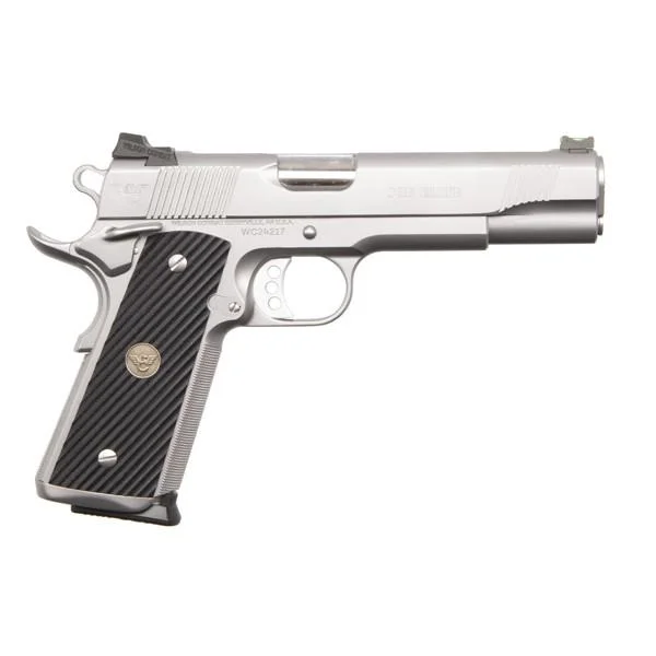 Wilson Combat CQB Elite Full Size Handgun .45 ACP 8rd Magazines (2) 5" Barrel Stainless Glass Bead Blast Ambidextrous Safety