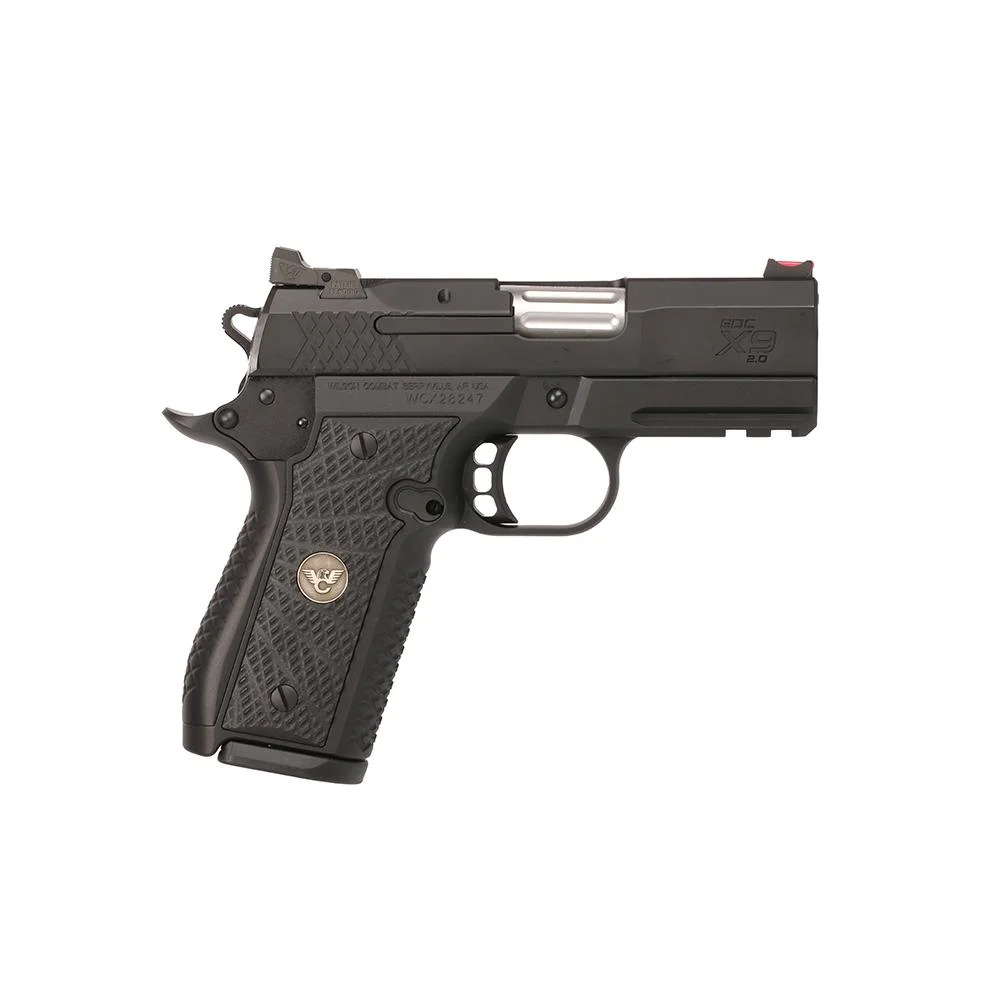 wilson-combat-edc-x9-2-0-9mm-pistol-primary Wilson Combat EDC X9 2.0 Handgun 9mm Luger 15rd Magazine(2) 3.25" Barrel Lightrail Armor-Tuff Slide Anodize Frame