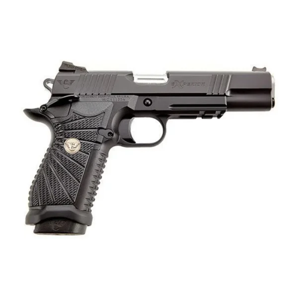 Wilson Combat eXperior Double-Stack Full-Size Handgun 9mm Luger 18rd Magazines (2) 5" Barrel Black Lightrail Frame