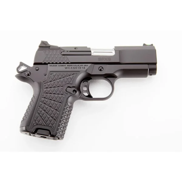 Wilson Combat SFX9 Double-Stack Sub-Compact Handgun 9mm Luger 10rd Magazines (2) 3.25" Barrel Black Non-Lightrail Frame