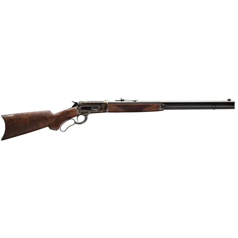 winchester-1886-deluxe-case-hardened-rifle-45-70-primary Winchester Repeating Arms / Browning Winchester 1886 Deluxe Case Hardened Rifle 45-70 Gov't 8rd Capacity 24" Barrel Walnut