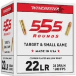 Winchester Ammunition Winchester .22 LR Bulk Pack Rimfire Ammunition .22 LR 36 gr CPHP 555/ct