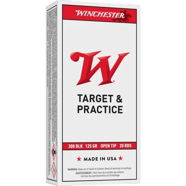 Winchester Ammunition WIN USA 300BLK 125GR OT 20/200