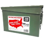 Winchester Ammunition Winchester Reloadable Brass Case Handgun Ammunition .380 Auto 95 gr. FMJ 955 fps 350/ct Metal Can