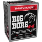 Winchester Ammunition Winchester Big Bore Handgun Ammunition .44 Rem Mag 240 gr. SJHP 1485 fps 20/ct