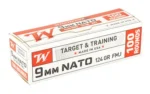 Winchester Ammunition WIN USA 9MM NATO 124GR FMJ 100/1000 - alternate view 2
