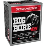 Winchester Ammunition Winchester Big Bore Handgun Ammunition .45 Colt 250 gr. SJHP 845 fps 20/ct