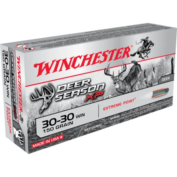 Winchester Ammunition Winchester Deer Season XP Rifle Ammunition .30-30 Win 150 gr. PT 2390 fps 20/ct