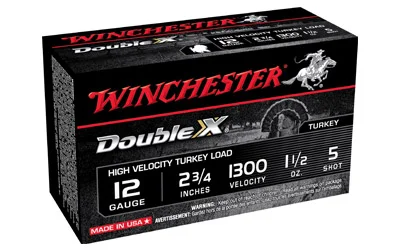 Winchester Ammunition WIN DBL X HV TRKY 12GA 2.75" #5 10/