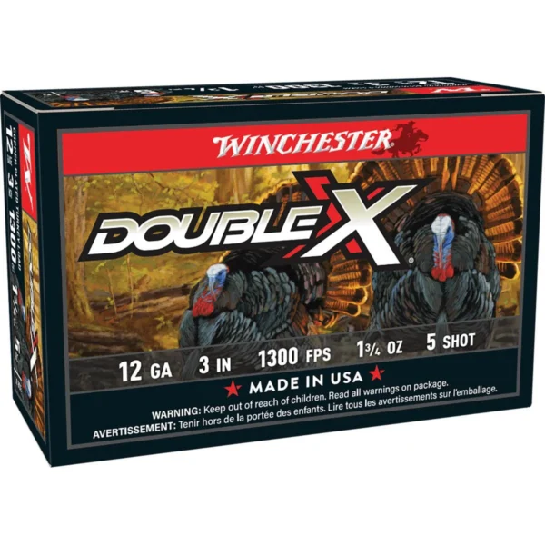 Winchester Ammunition WIN DBL X HV TRKY 12GA 3" #5 10/100
