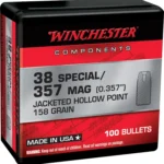 Winchester Bulk Components Winchester JHP Bullets 38 SPL/357 MAG .357" 158gr 100/ct