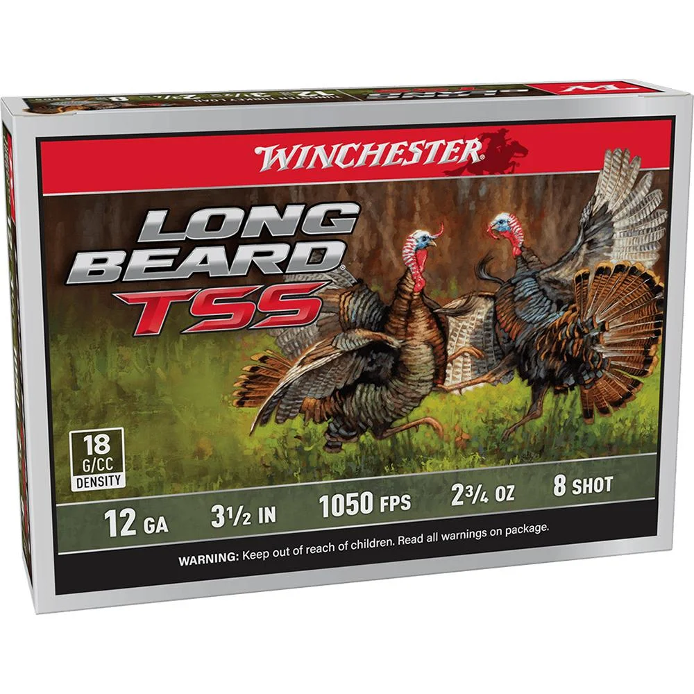 winchester-long-beard-tss-12ga-3-5-2-75oz-8-primary Winchester Ammunition Winchester Long Beard TSS Shotshells 12ga. 3-1/2" 2-3/4oz 1050 fps #8 5/ct