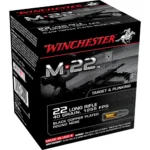 Winchester Ammunition Winchester M-22 Rimfire Rifle Ammunition .22 LR 40 gr. RN 1000/ct