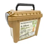 Winchester Ammunition Winchester Lake City M855 Rifle Ammunition 5.56X45 NATO 62 gr. FMJ 3060 fps 300/ct (Polymer Ammo Can)