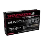 Winchester Ammunition Winchester Match Rifle Ammunition 7.62X51 NATO 175 gr. BTHP 2620 fps 20/ct
