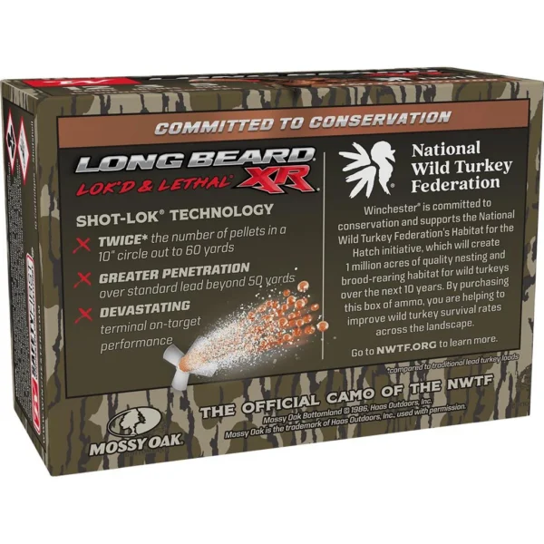 Winchester Ammunition Winchester NWTF 50th Anniversary Long Beard Turkey Shotshells 12 ga 3" 1-3/4oz 1200 fps #5 10/ct