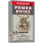 Winchester Ammunition Winchester Power Point Rifle Ammunition 6.5 Creedmoor 140gr PSP 2730 fps 20/ct