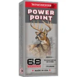 Winchester Ammunition Winchester Power Point Rifle Ammunition 6.8 Western 170 gr. SP 3218 fps 20/ct