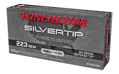 Winchester Ammunition WIN SILVERTIP 223 REM 64GR 20/200