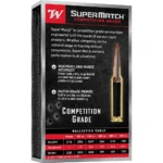 Winchester Ammunition Winchester Super Match Rifle Ammunition 6.5 Creedmoor 140gr OTM 2710fps 20/ct