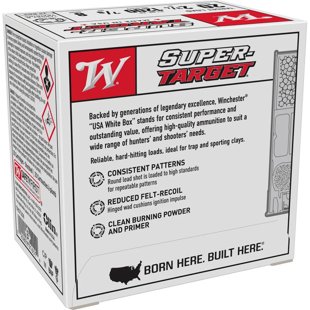 winchester-super-target-shotshells-20ga-2-3-4-inch-primary Winchester Ammunition Winchester Super-Target Shotshells 20 ga 2-3/4" 7/8 oz 1200 fps #8 25/ct