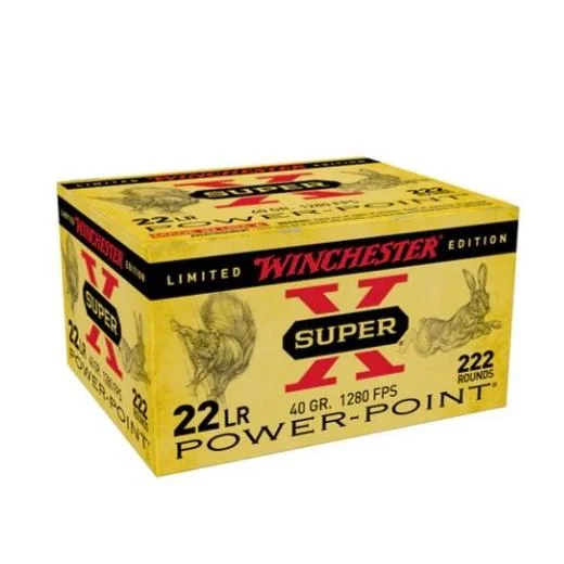 winchester-super-x-22-lr-40-gr-cp-hp-rimfire-ammo-primary Winchester Ammunition WIN SPRX PP 22LR 40GR LHP 222/2220