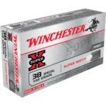 Winchester Ammunition Winchester Super-X Handgun Ammunition .38 Spl 148 gr. LWC 710 fps 50/ct