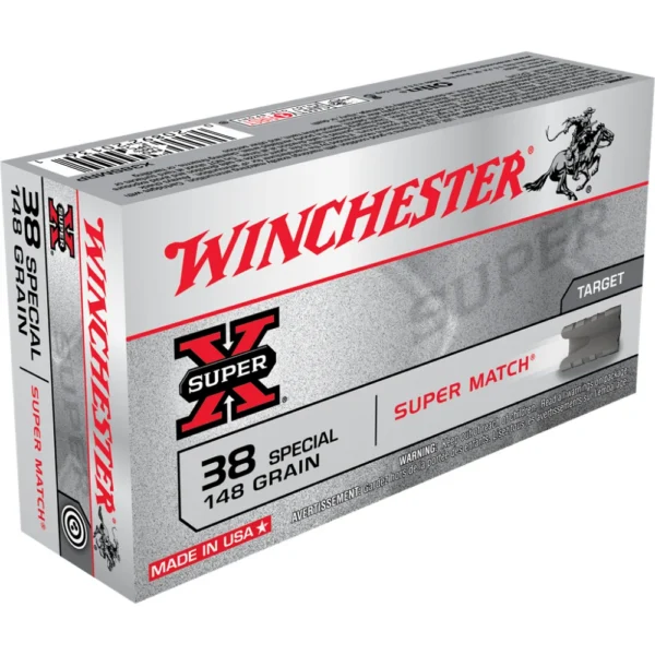 Winchester Ammunition Winchester Super-X Handgun Ammunition .38 Spl 148 gr. LWC 710 fps 50/ct