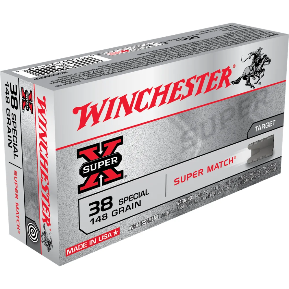 winchester-super-x-38-spl-148-gr-lwc-ammo-primary Winchester Ammunition Winchester Super-X Handgun Ammunition .38 Spl 148 gr. LWC 710 fps 50/ct