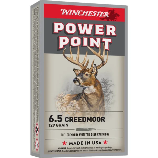 Winchester Ammunition Winchester Super X Rifle Ammunition 6.5 Creedmoor 129 gr. PSP 2820 fps 20/ct
