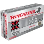 Winchester Ammunition Winchester Super X WinClean Handgun Ammunition .40 S&W 180 gr. JSP 990 fps 50/ct