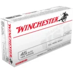 Winchester Ammunition Winchester USA Handgun Ammunition .45 ACP 185 gr. FMJ 910 fps 50/ct