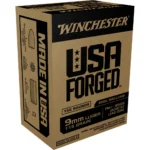 Winchester Ammunition Winchester USA Forged- Steel Case Handgun Ammunition 9mm Luger 115 gr FMJ 1190 fps 150/ct