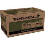 Winchester Ammunition Winchester USA Lake City M855 Green Tip Rifle Ammunition 5.56X45 NATO 62 gr. FMJ 3060 fps 100/ct (Bulk)