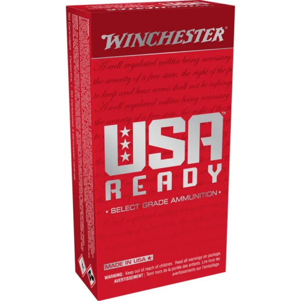 Winchester Ammunition Winchester USA Ready Handgun Ammunition 10mm Auto 180gr FMJ 1250 fps 50/ct