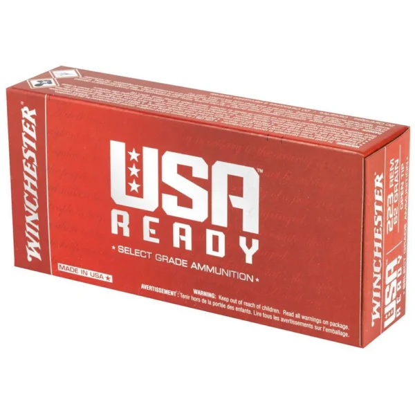 Winchester Ammunition Winchester USA Ready Rifle Ammunition .223 Rem 62 gr. OTM 3065 fps 20/ct