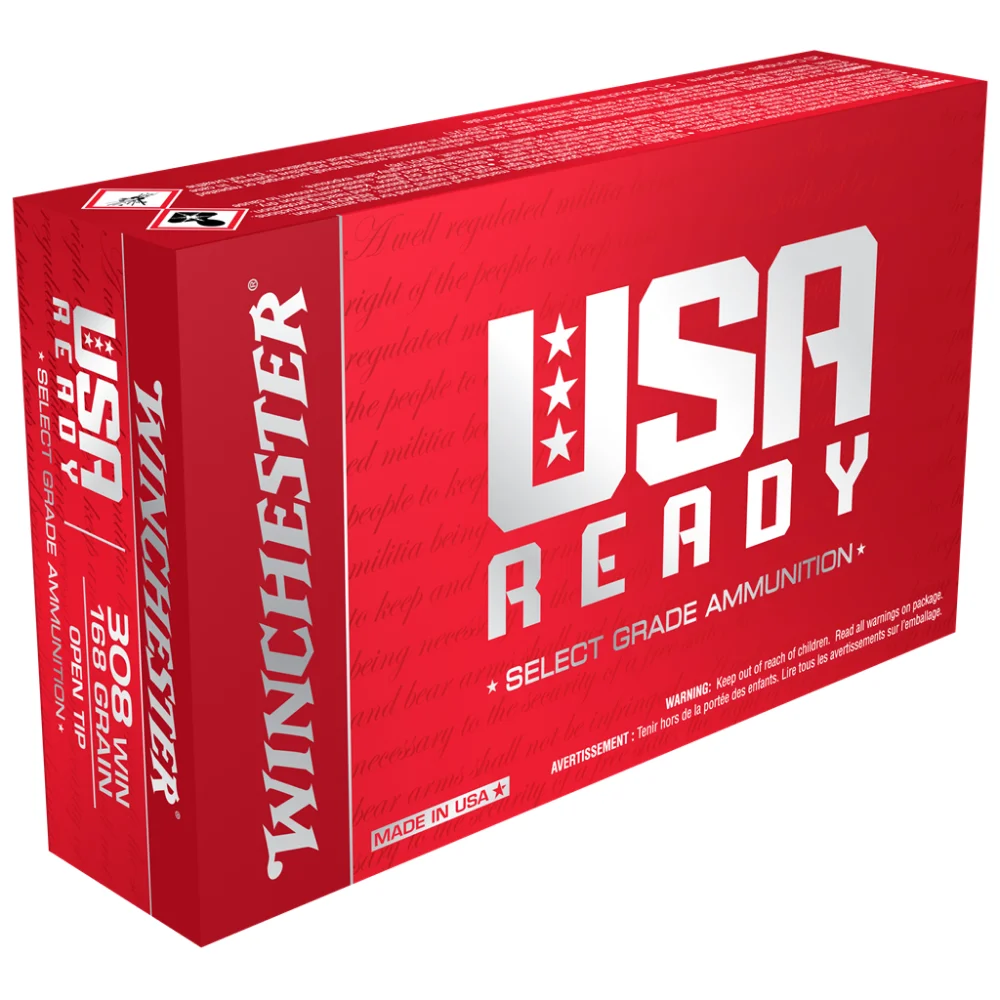 winchester-usa-ready-308-win-168-gr-otm-rifle-ammo-primary Winchester Ammunition Winchester USA Ready Rifle Ammunition .308 Win 168 gr. OTM 2680 fps 20/ct